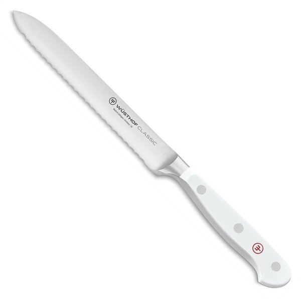 Nakrajovací nůž na uzeniny CLASSIC White 14 cm - Wüsthof Dreizack Solingen (Univerzální nakrajovací nůž CLASSIC White 14 cm, dárkové balení - Wüsthof Dreizack Solingen)