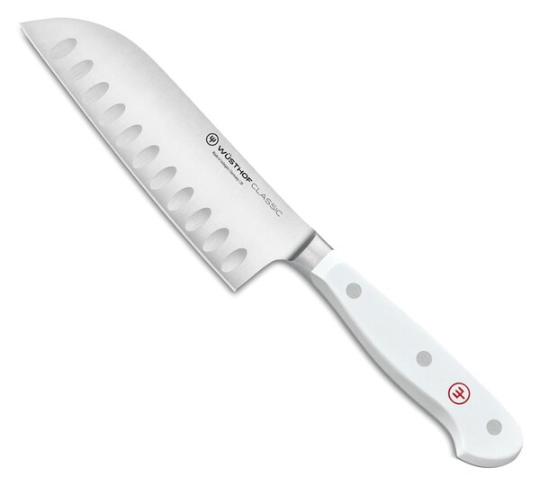 Santoku Japonský nůž CLASSIC White 14 cm - Wüsthof Dreizack Solingen (Nůž Santoku CLASSIC White 14 cm, dárkové balení - Wüsthof Dreizack Solingen)