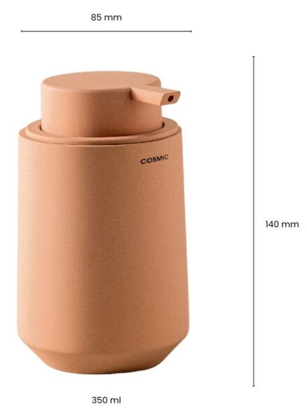 Cosmic Oranžový dávkovač mýdla Saona 350 ml