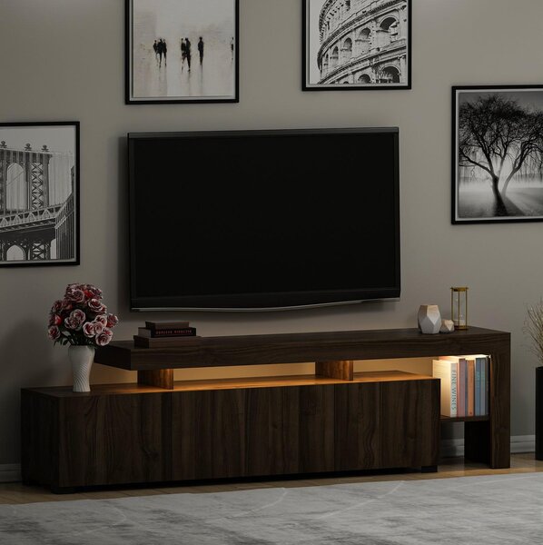 TV stolek/skříňka Belize (ořech). Akce -24%