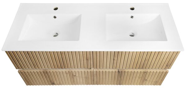 Aqualine Aqualine, PANEDA STRIP umyvadlová skříňka 119x55x45,2cm, dub emporio, PN312