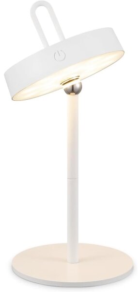 LED Stm. ven. nab. dotyková stolní lampa GENTLE LED/1,5W/3,7V 3000 mAh IP44 bílá