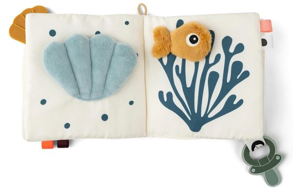 Barevná látková knížka s aktivitami Done by Deer Sea friends