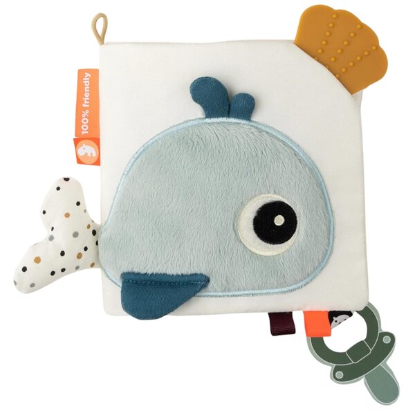 Barevná látková knížka s aktivitami Done by Deer Sea friends