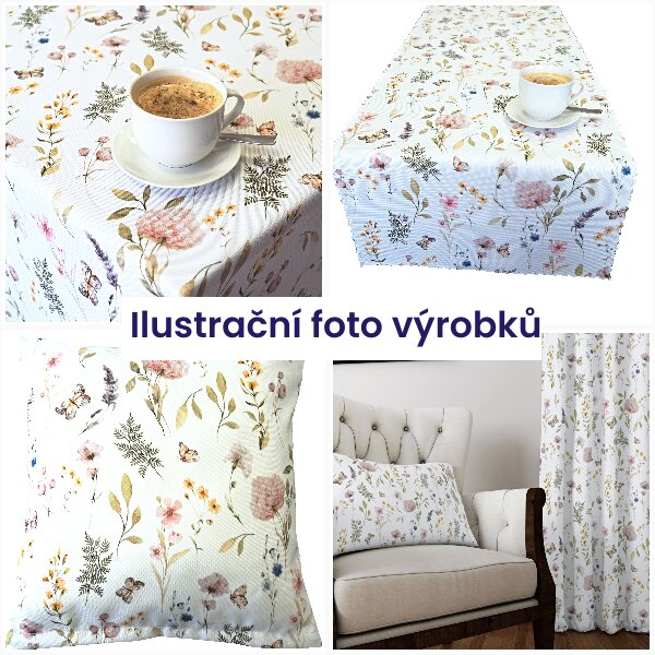 Ubrusová látka Garden 25366-101 155