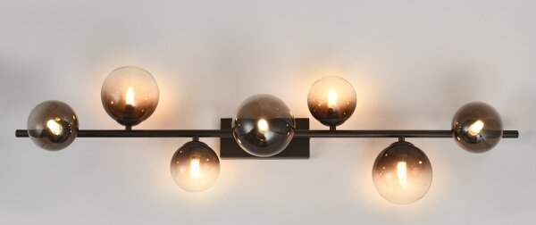Brilagi - LED Přisazený lustr MILLA 7xG9/3W/230V hnědá/kouřová hnědá