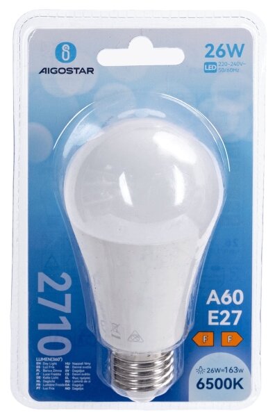 LED Žárovka A60 E27/26W/230V 6500K - Aigostar