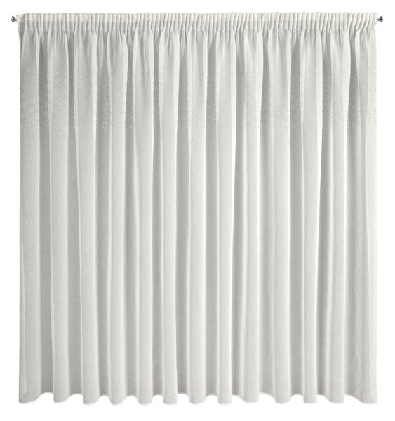 ZÁCLONA NA PÁSCE KLEO 350X270 CM BÍLÁ