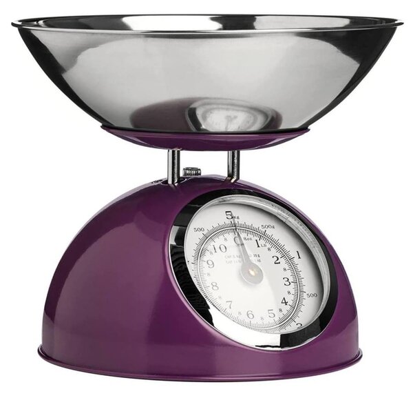 Mechanická kuchyňská Retro váha 5 kg fialová - Premier