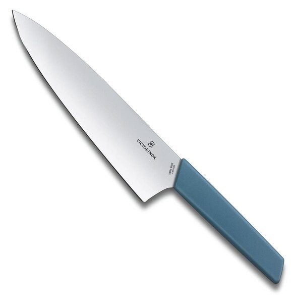 Kuchařský nůž 20 cm modrý SWISS MODERN - Victorinox (Nůž pro kuchaře 20 cm SWISS MODERN modrý - Victorinox)