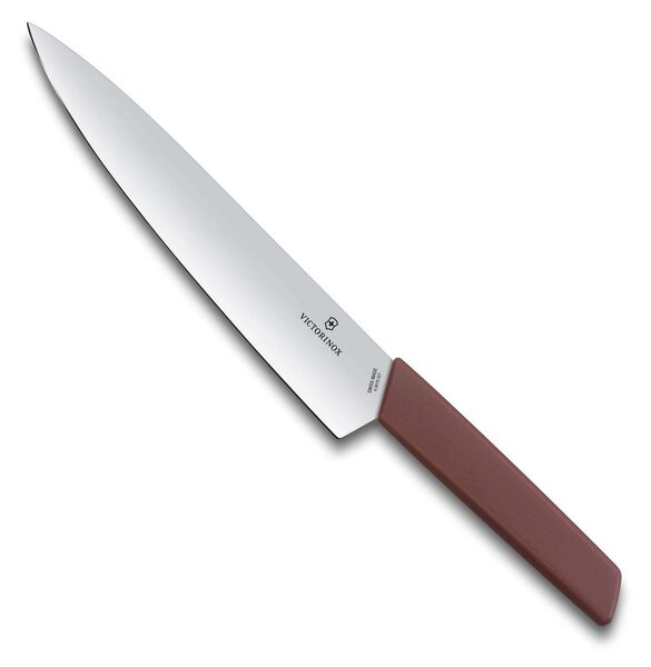 Kuchyňský nůž 22 cm hroznově červený SWISS MODERN - Victorinox (Nůž na porcování masa 22 cm SWISS MODERN hroznově červený - Victorinox)