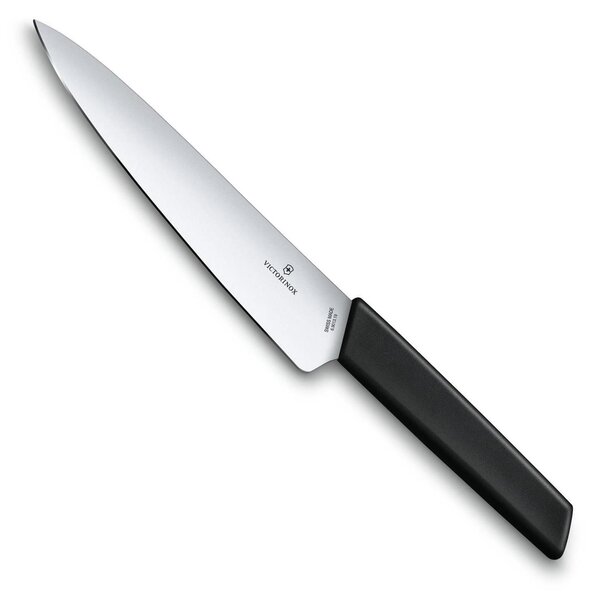 Kuchyňský nůž 19 cm černý SWISS MODERN - Victorinox (Nůž na porcování masa 19 cm SWISS MODERN černý - Victorinox)