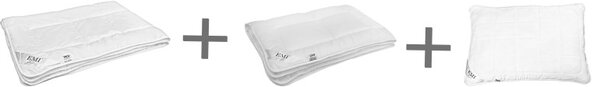 SET Dvoupaplón + prošívaný polštář 140 x 200/70x90 cm EMI