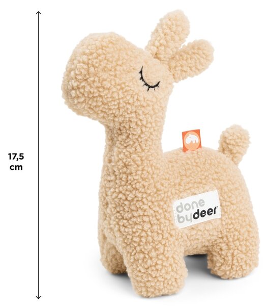 -25 % Dny MOMENTI– Dárkový box s béžovou plyšovou lamou Done by Deer Lalee 17,5 cm