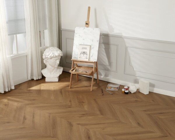 Vinylová podlaha zámková SPC GIANT8 Chevron CL002 Lucid, 1,35m2
