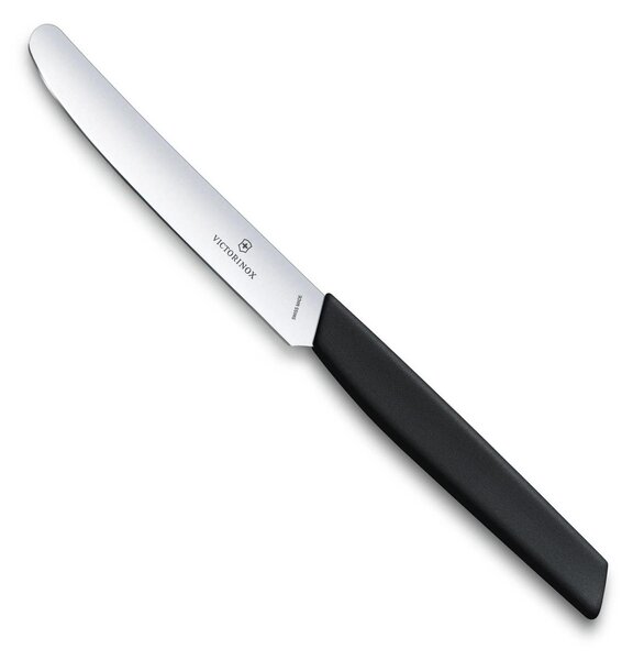 Příborový nůž SWISS MODERN 11 cm černý - Victorinox (Nůž na zeleninu SWISS MODERN černý 11 cm - Victorinox)