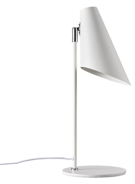 Dyberg Larsen Cale stolní lampa z kovu bílá