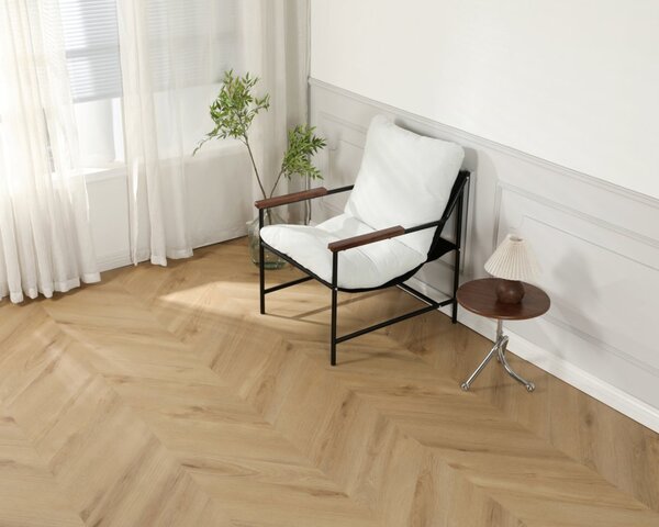 Vinylová podlaha zámková SPC GIANT8 Chevron CL001 Ashtrace, 1,35m2