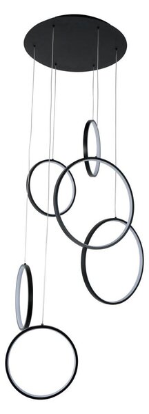 Brilagi - LED Lustr na lanku ECHO LED/80W/230V 4000K pr. 50 cm černá