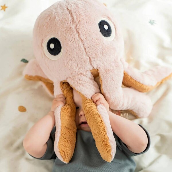 Růžová plyšová medúza Done by Deer Jelly 45 cm