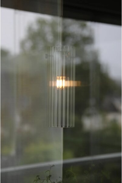 Markslöjd 109013 - Lustr na lanku TIBIA 1xE14/40W/230V čirá/mosaz