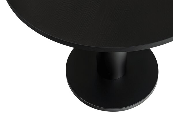 Noo.ma Černý lakovaný bistro stolek Sool 65 cm