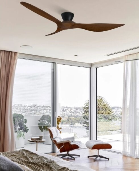 Lucci Air 514032 - Stropní ventilátor KOTARA pr. 137 cm hnědá/černá + DO