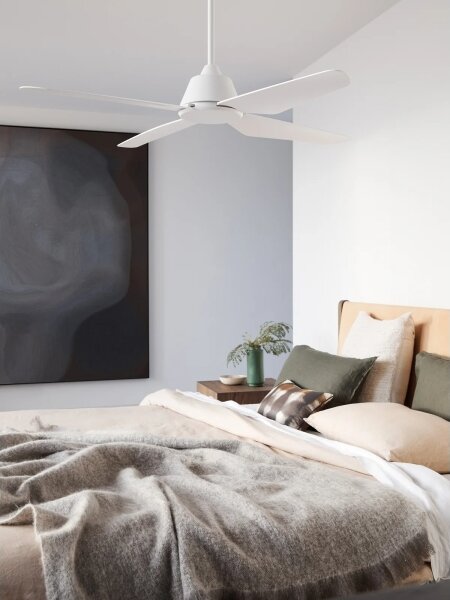 Lucci Air 212991 - Stropní ventilátor ARIA pr. 122 cm bílá + dálkové ovládání