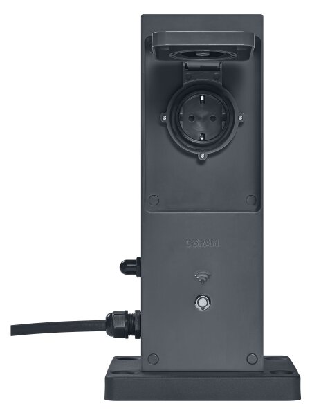 Osram - Chytrý venkovní zásuvkový sloupek 2Z SCHUKO s Wi-Fi opakovačem IP44