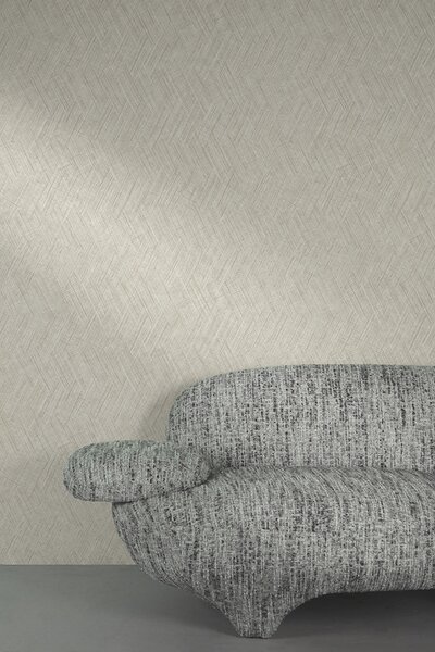 Vliesová tapeta na zeď, šedá, látková textura, A78304, Vavex 2027