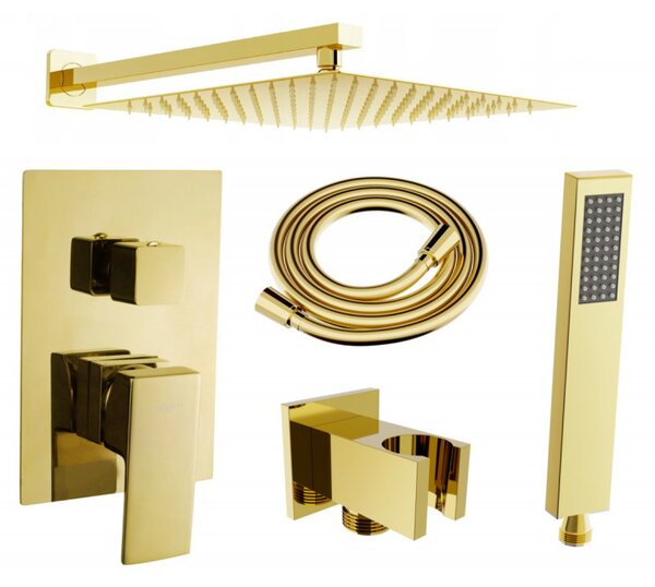 Mexen Uno DR02 podomítkový sprchový set, zlatá, 71435DR02-50