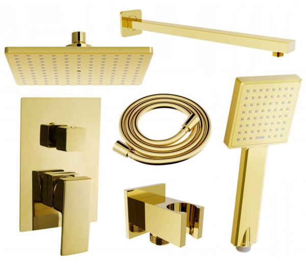 Mexen Uno DR45 podomítkový sprchový set, zlatá, 71435DR45-50
