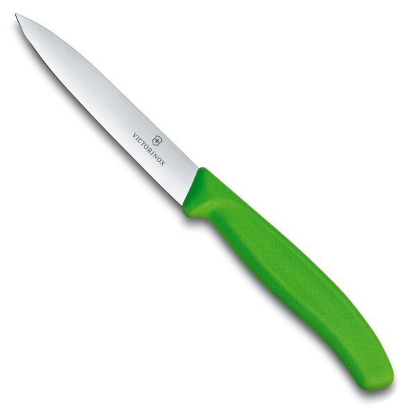 Nůž na zeleninu SWISS CLASSIC, zelený 10 cm - Victorinox (SWISS CLASSIC nůž na zeleninu, zelený 10 cm - Victorinox)