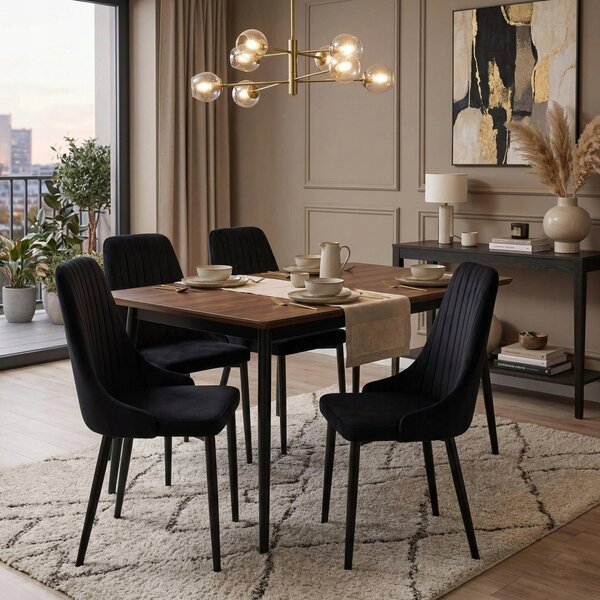 Furnitex čalounené křeslo K44-FX RIVIERA 100 čierne