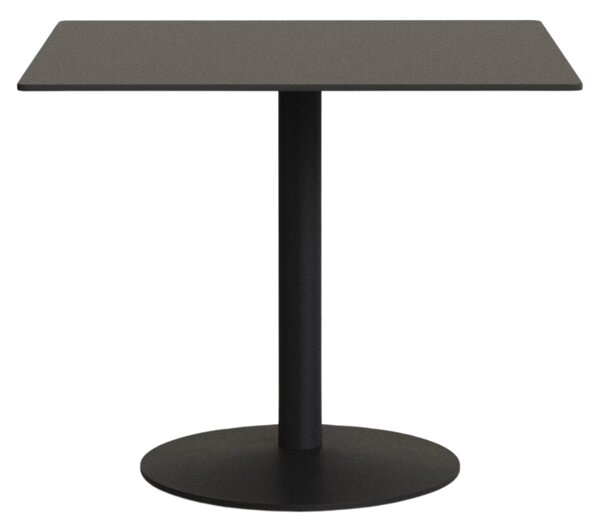 Černý bistro stolek Kave Home Esilda 90 x 90 cm