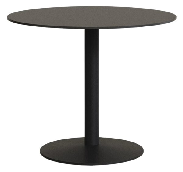 Černý bistro stolek Kave Home Esilda 90 cm