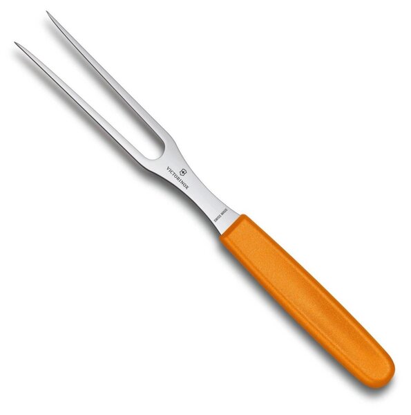 Vidlička na maso SWISS CLASSIC 15 cm oranžová - Victorinox (Carvingová vidlička SWISS CLASSIC 15 cm oranžová - Victorinox)