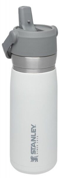 Vakuová láhev na pití GO FLIP STRAW, 650 ml, Polar bílá - STANLEY (Vakuová láhev na vodu FLIP STRAW, 650 ml, Polární bílá - STANLEY)