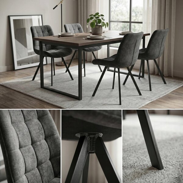 Furnitex Čalouněné Křeslo K46-FX Černé Wind 99
