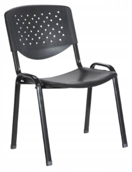 Furnitex Židle S Polypropylenovým Sedákem K23-FX Černá