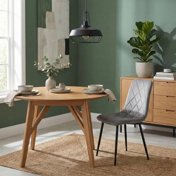 Furnitex Jídelní Židle K6-FX (B) Riviera 91 Šedá