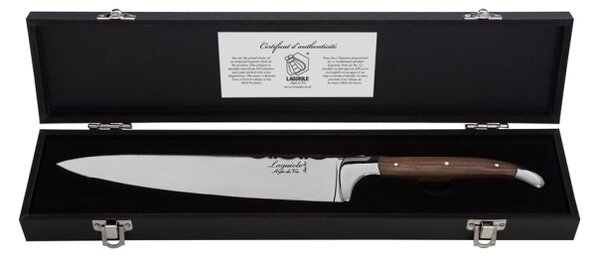 Kuchařský nůž LAGUIOLE LUXURY 20 cm olive - LAGUIOLE Style de Vie (Kuchařský nůž, rukojeť olivové dřevo LAGUIOLE LUXURY - rukojeť z olivového dřeva LAGUIOLE LUXURY - LAGUIOLE Style de Vie)