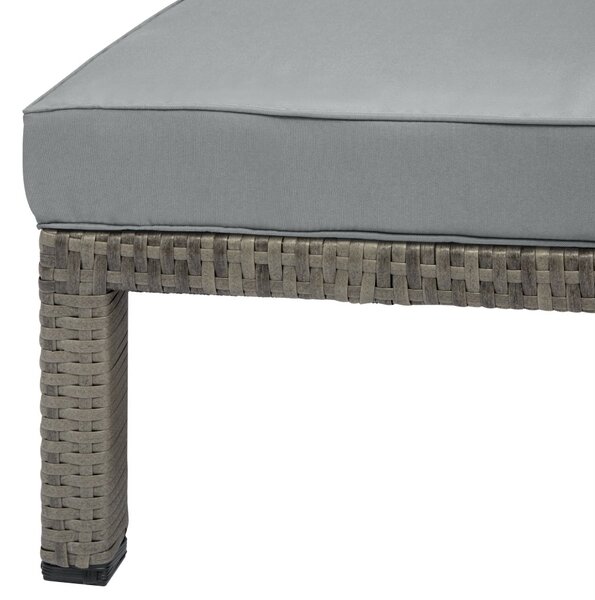 Polohovatelné ratanové lehátko BestBerg BBRF-1140G / šedá