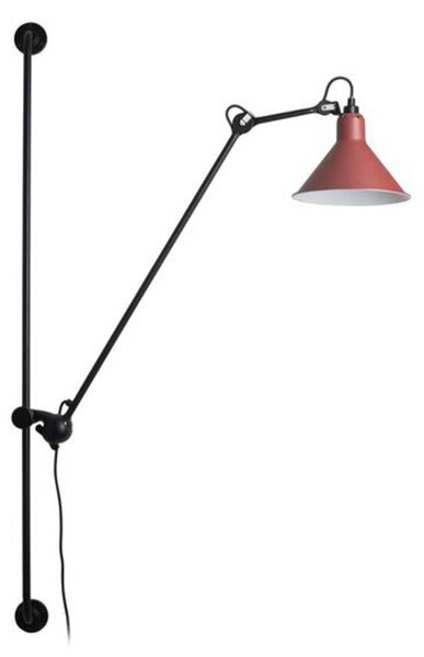 Nástěnná Svítidla Lampe Gras, Červená, Obývací pokoj, Kov, Industriální design