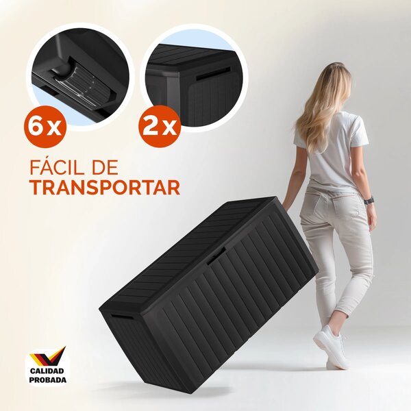 DB Garden Zahradní úložný box Jakob 290 L antracitový
