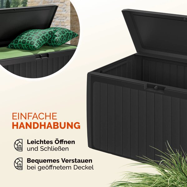 DB Garden Zahradní úložný box Jakob 290 L antracitový