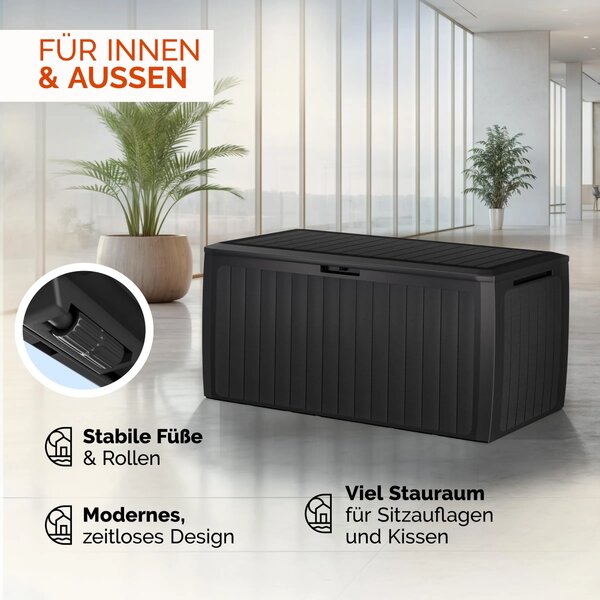 DB Garden Zahradní úložný box Jakob 290 L antracitový