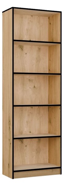 TP Living Knihovna R60 60 cm dub Artisan/černá