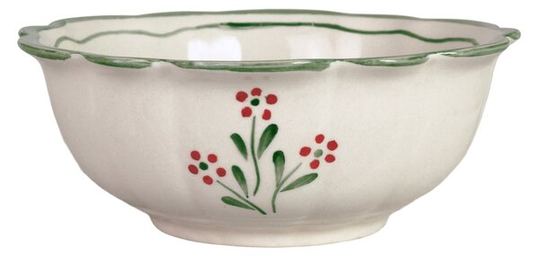 Miska Esther Wildflower Green Ø 18 cm