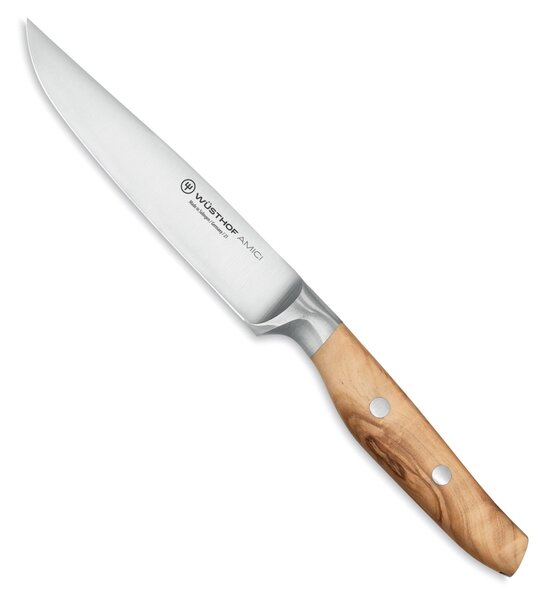 Steakový nůž AMICI 12 cm - Wüsthof Dreizack Solingen (Nůž na steak AMICI 12 cm dárkové balení - Wüsthof Dreizack Solingen)